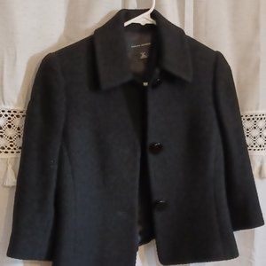 Banana Republic Textured Crop Suit Jacket 4P